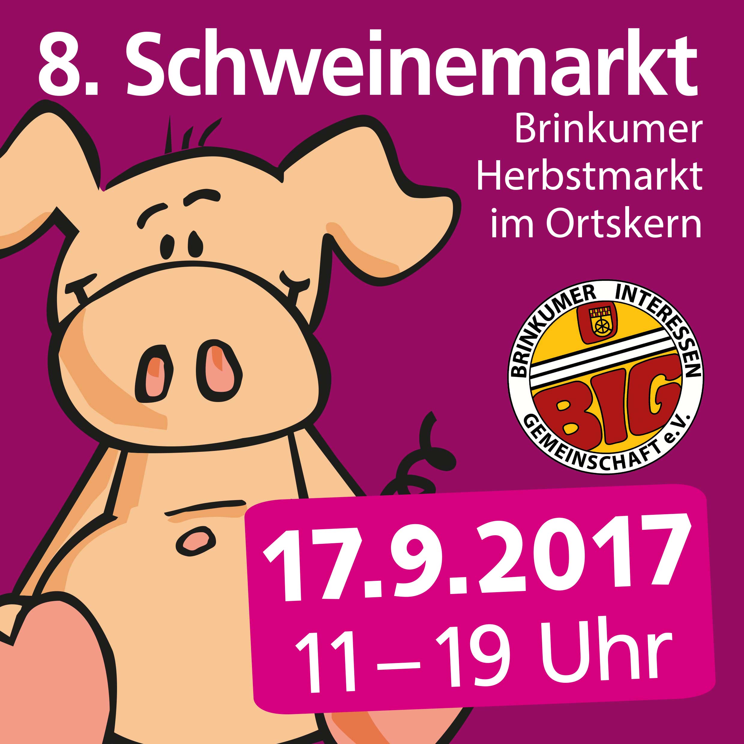 Der Schweinemarkt steht an